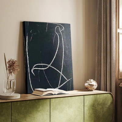 Série ABSTRACT DCV - Toile tendue avec châssis Premium - Prêt à être accroché