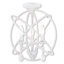 Luminaire suspendu sphérique unique à 3 lumières avec détails en cristal Laclair-22436161-22436162