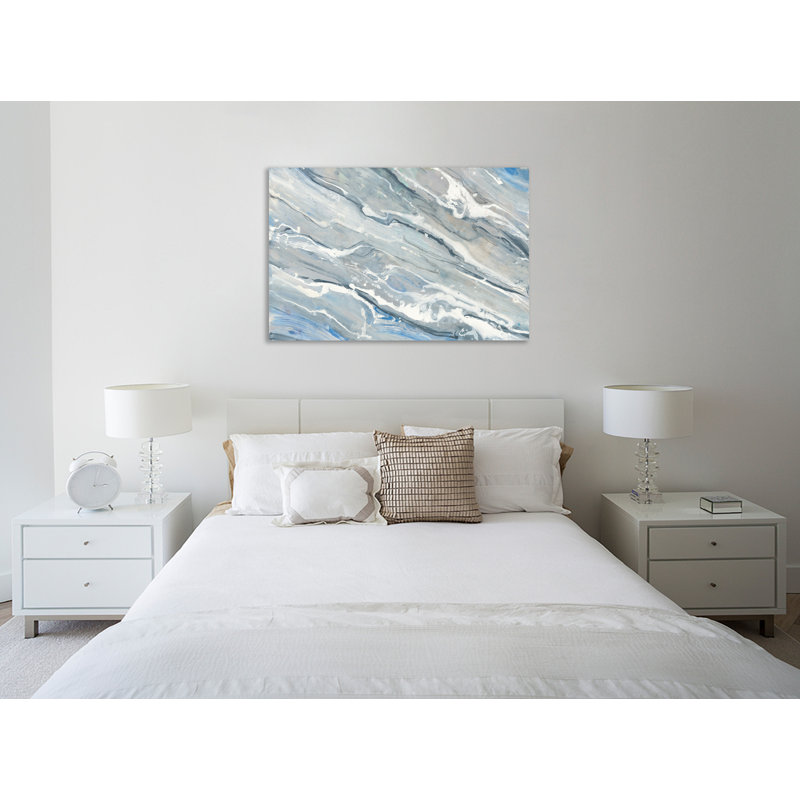 "Going With The Flow", toile tendue par Albena Hristova, H 24 po x l 36 po x P 1,5 po