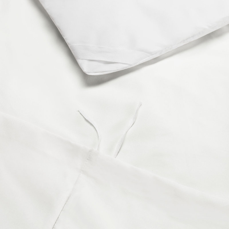 Modern & Contemporary Duvet Cover, White, Twin Duvet Cover + 2 Additional Pieces
