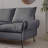 104.5"Modern Sectional Technical Leather L-Shaped Sofa Couch With Convertible Ottoman