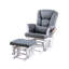 Fauteuil inclinable manuel avec repose-pieds Noni, bois, carré-106065331-106065328-106065330