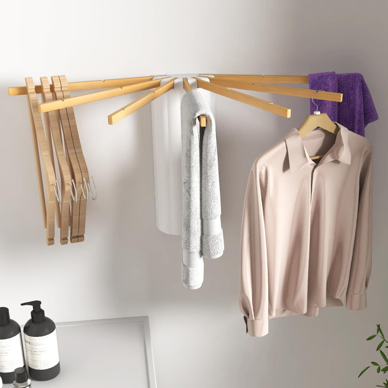 Wall-Mounted Drying Rack