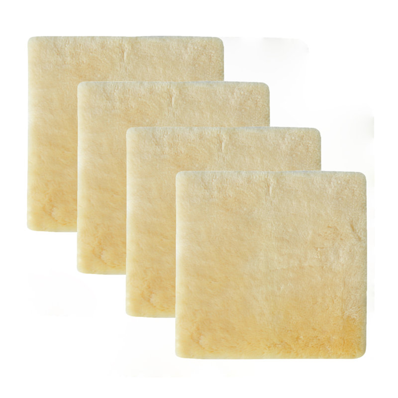 Antoneyo Medical Sheepskin Seat Cushion, Cornsilk