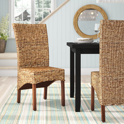 Chaise d'appoint Saratoga en abaca tissé naturel