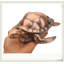 Cendrier en alliage de zinc rétro en forme de tortue, semi-fermé, coupe-vent, anti-odeur, 3 fentes à cigares, cadeau de décoration polyvalent-122529776