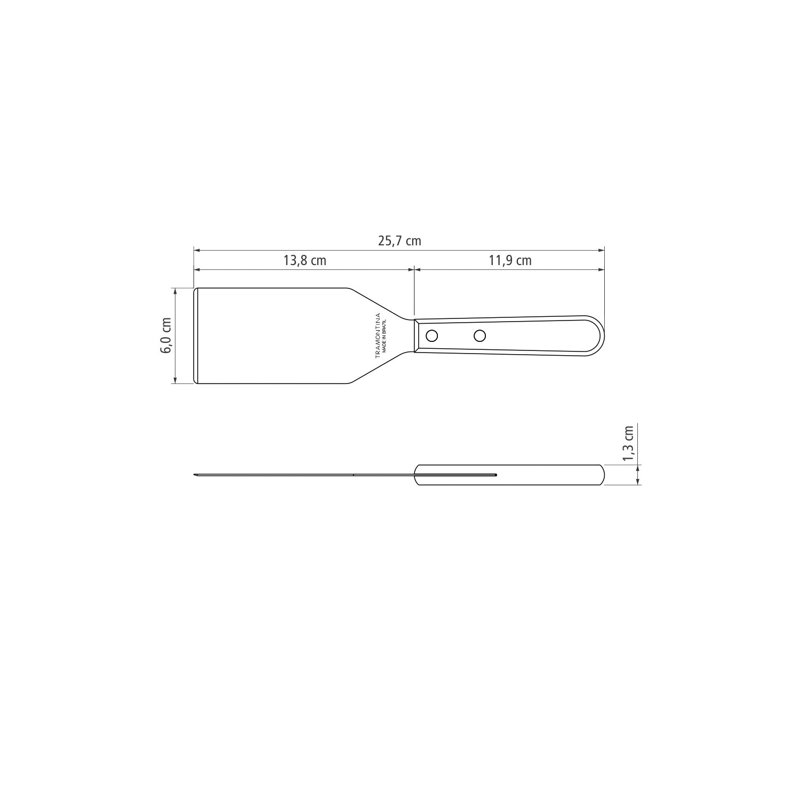 Tramontina BBQ Churrasco Stainless Steel Grid Scraper