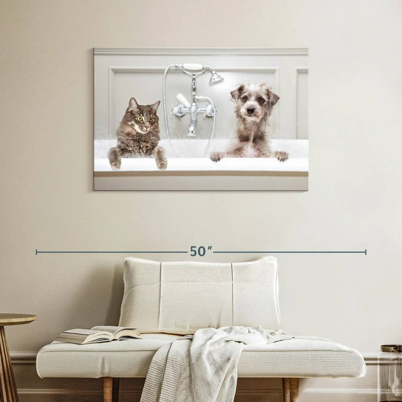 Bain de luxe pour animaux, H 26 po x l 39 po