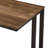 Tyrese Walnut & Black Finish Writing Desk W/USB-1425714395