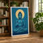 Meditation Buddha Japandi - Wrapped Canvas-1485091984-1485091999