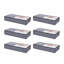 Under Bed Storage with Clear Lids, 39.2 x 19.7 x 7.1 Inch, 90L Large Underbed Clothes Storage Containers, Low Profile Under Bed Drawer Shoe Organizer Bins Box for Blanket Shoe Bedroom