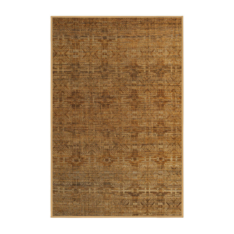 Abstract Indoor Rug, Rectangle 7' x 9'