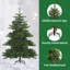  Artificial Hinged Christmas Tree Green PVC, steel-1788940564