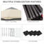 Tente escamotable Pop Up 10 'X avec filet - Extérieur, réglable en hauteur, coupe-vent, stable
