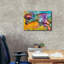 «T Rex 2» par Dean Russo, art mural sur toile-1071426716