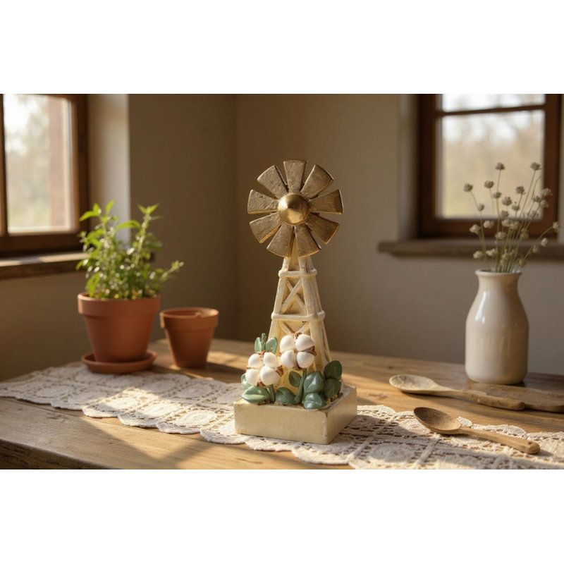 GOLDEN HARVEST CHARM WINDMILL