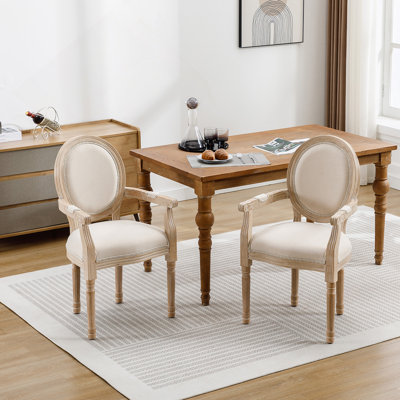 Chaise en bois massif Style