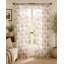 Panneau de rideau transparent en lin avec passe-tringle pour salon-12839982-12839980