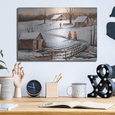 August Grove The Old Springhouse by Arie Reinhardt Taylor Metal Wall Art