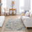 Castor Blue Ornamental Medallion Area Rug-1415262623