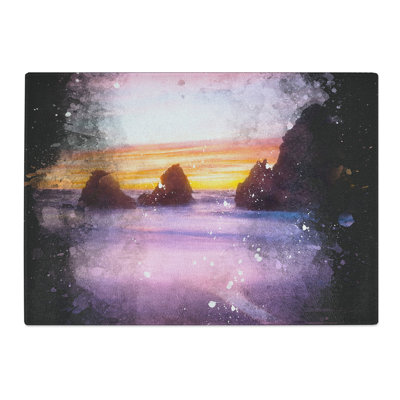 Tempered Glass Rodeo Beach Chopping Board