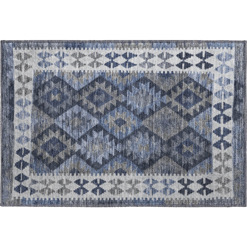 Premium Machine Washable Tara AMF1915 Tribal Rug, Rectangle 1'8" x 2'6"