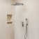 RainfallCascade 10" Pressure Balanced Rain Shower System with Handheld Spray