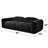 Modern Upholstered Sofa With Elegantly Rounded Arms, Designed As True Showpiece-663587013