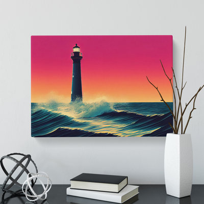 Enchanting Lighthouse - Wrapped Canvas