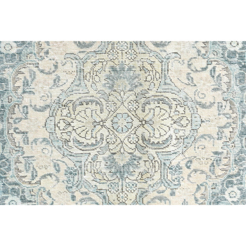 High-Quality Hand-Knotted Ivory Area Rug