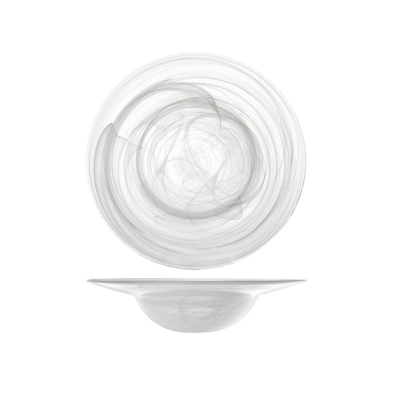4 Plates Vtr Alabaster Ner Pasta 29, Transparent