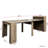 Modern Extendable Dining Table With Storage Shelf, Space Saving Expandable Kitchen Table For Apartment Or Small Spaces,White-114193257