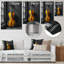 «Gray and Yellow Music Cello Chic - Music Jazz Wall Art-106128614-106128615