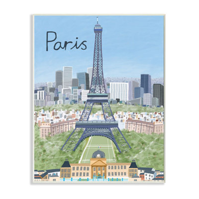 Paris Paris Colorful Repères par Carla Daly - impression d'art graphique