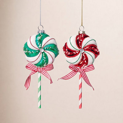 8" Glass Holiday Ornament