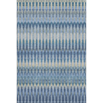 Premium Machine Washable Prisco Denim Rug