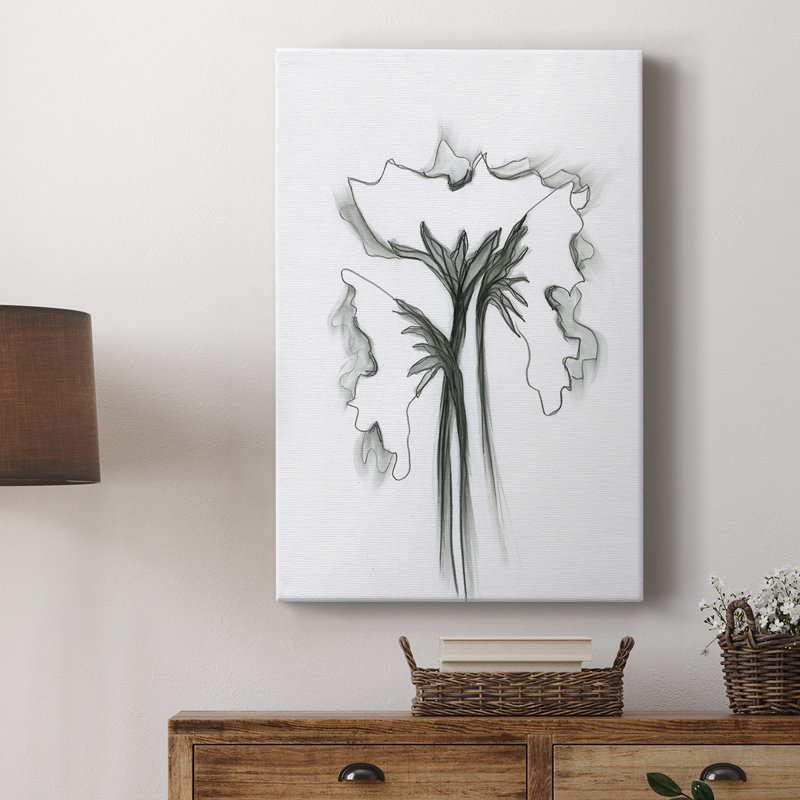 Windswept Poppy -Custom Wrapped Gallery Cavas