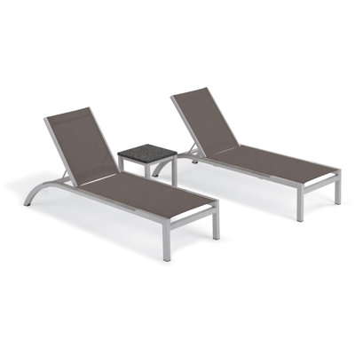 Argento And Travira Outdoor Chaise Lounge