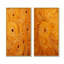 «Golden Abstract Spiral Reverie I», ensemble de 2 reproductions d'art sur toile-102583319-102583316