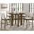 Crispin Brown Round Counter Height Dining Table