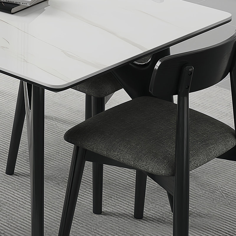 Table et chaise de salle à manger décontractée pour la maison, H 29,5 po x L 59 po x l 31,4 po