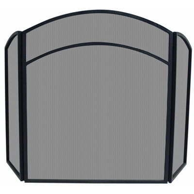 Ackryod Steel Fireplace Screen