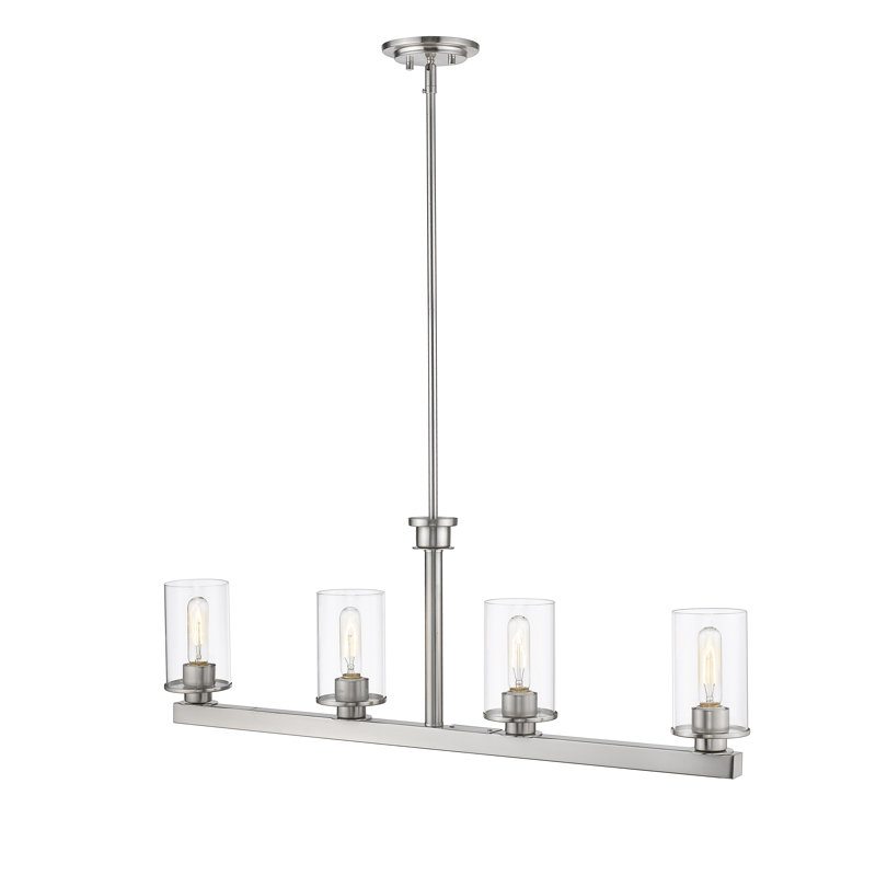 Attah 4 - Light Kitchen Island Pendant, Brushed Nickel