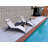 Gerania Outdoor 69.3" Long Reclining Chaise Lounge Set With Detachable Pillow And Table-1204498902