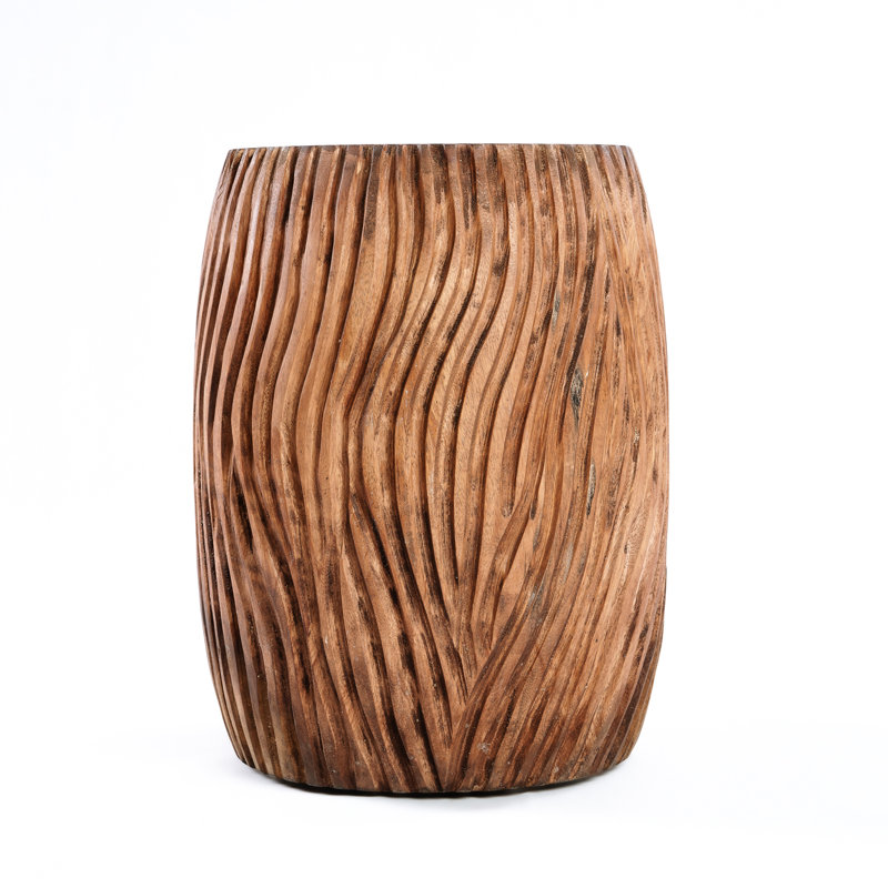 Chenice Solid Wood Accent Stool