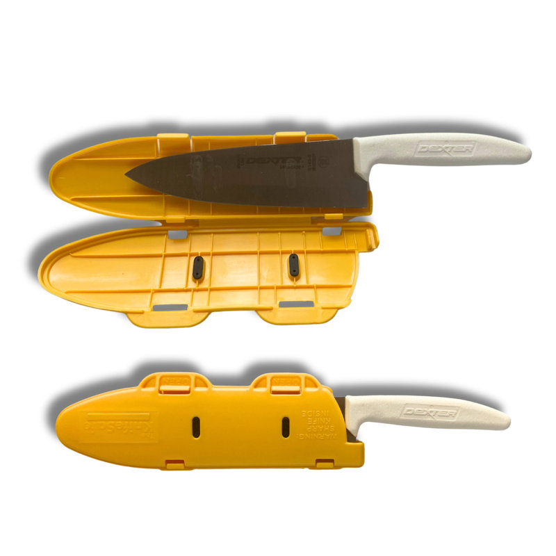 Housse de protection pour lame de couteau Blade Guard, Jaune