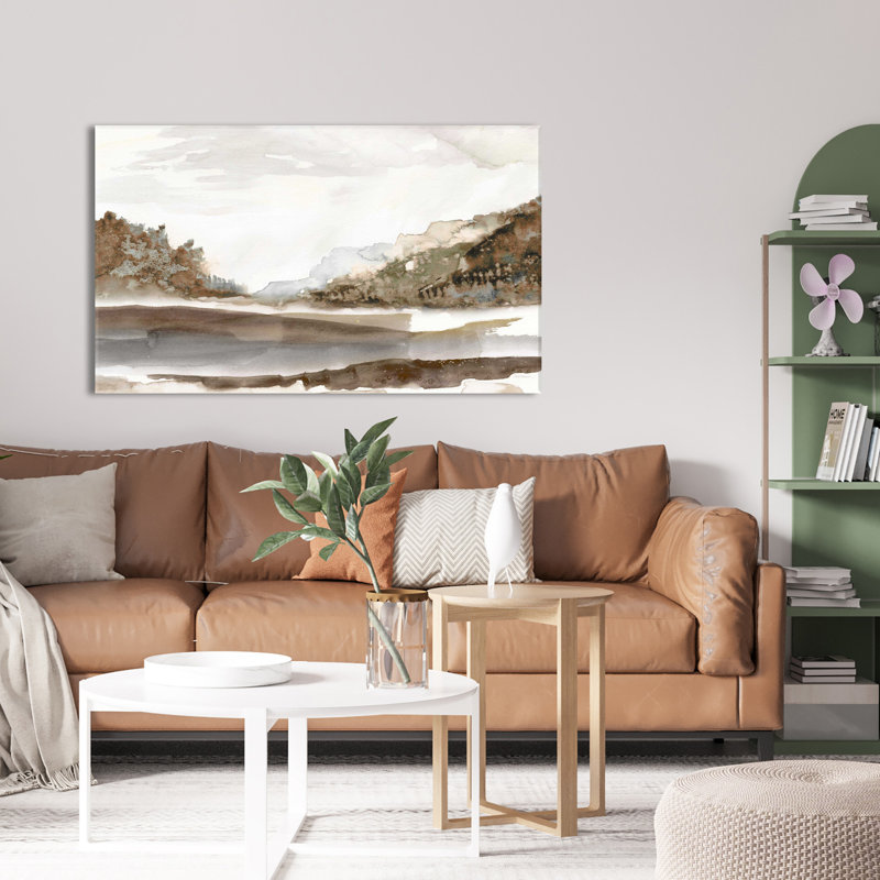 Mountain Time - Peinture, L 72 po x H 42 po, Toile tendue