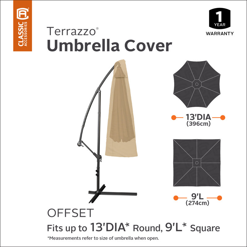 Jadon Outdoor Patio Umbrella Cover