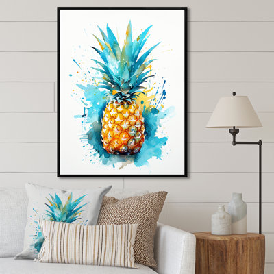 Décoration murale exotique ananas II - ananas