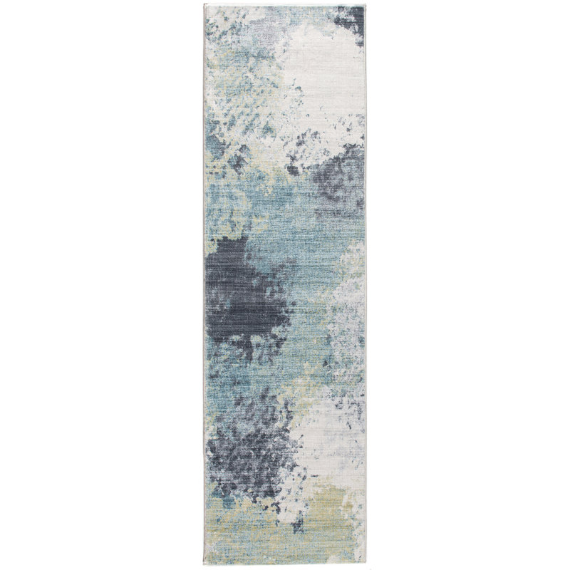 Abstract Indoor Rug, Runner 2' x 7'